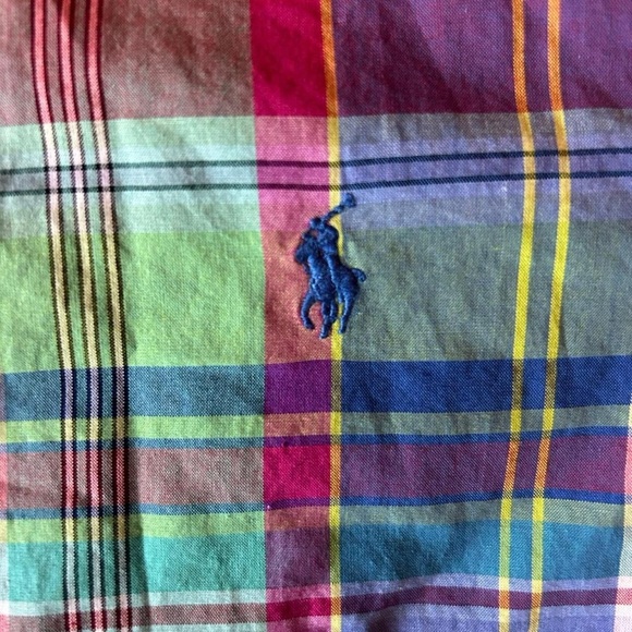 Ralph Lauren Toddler Plaid Long-Sleeve Button-Down Shirt – Size 3T - Picture 3 of 5